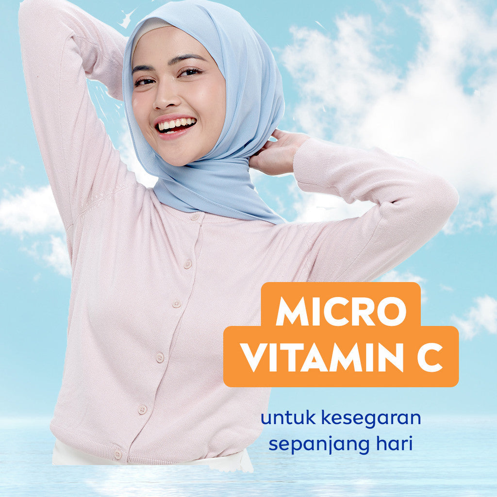 (PAKET HEMAT ISI 3) NIVEA Deodorant Roll On Brightening Anti Bacterial 50ml - Deodoran wanita hijab antiperspirant dan anti bakteri tahan bau keringat badan dengan wangi segar tahan lama seharian - Micro Vitamin C, 0% alkohol cocok untuk semua jenis kulit