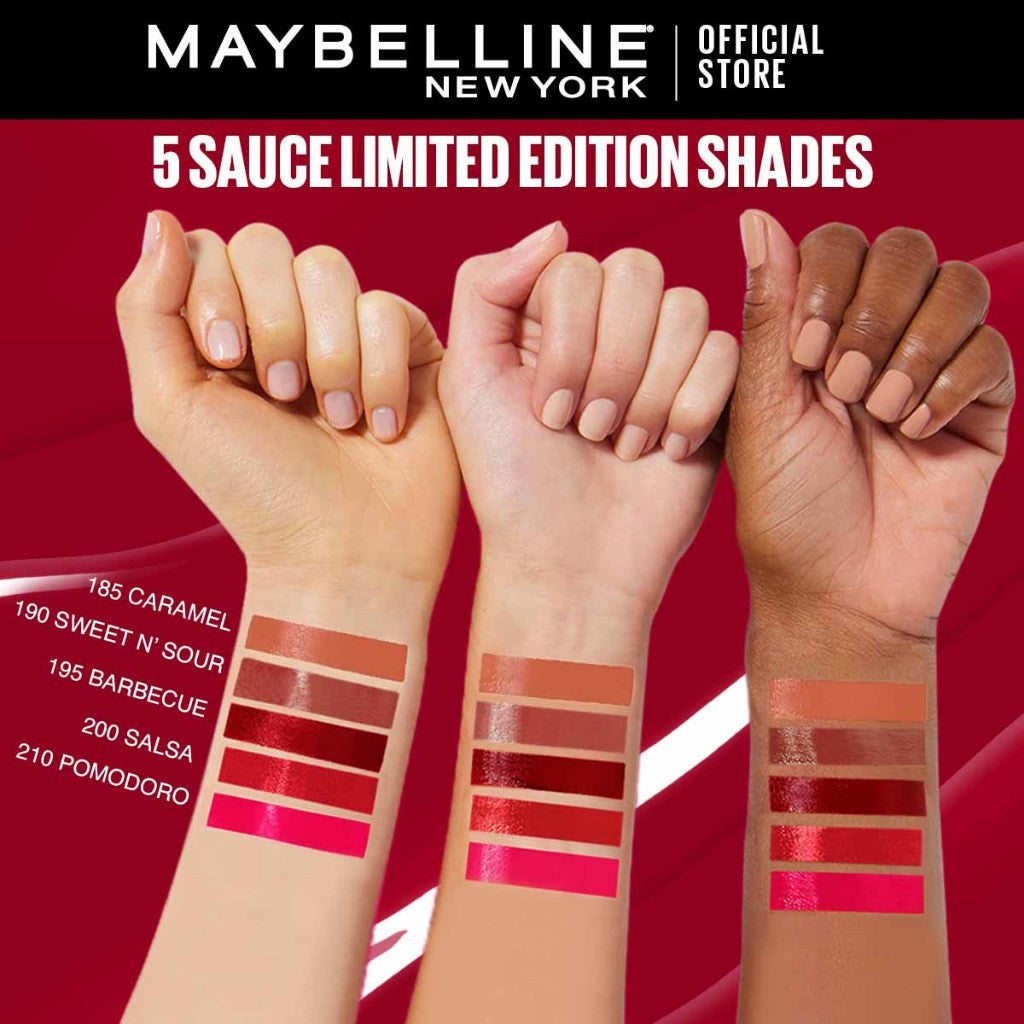 MAYBELLINE OFFICIAL Superstay Vinyl Ink 4.2 ml LIMITED EDITION - Shiny Pigmented Liquid Lipstik Lipstick