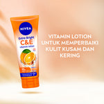 NIVEA Body Lotion Extra Bright C&E Vitamin Lotion 300ml - Handbody SPF serum UV Filter Thailand vitamin mencerahkan kulit kusam glowing brightening body care melembabkan kulit kering - 50x Vitamin C & E, Super Food, pelembap badan tone up kulit