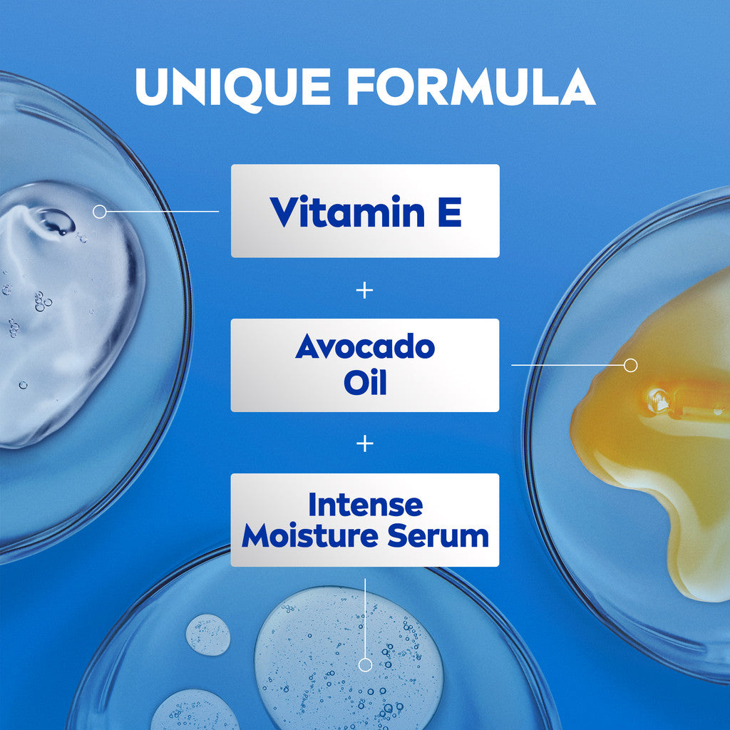 (PAKET HEMAT ISI 3) NIVEA Body Lotion Intensive Moisture 190ml - Hand body lotion mositurizer 48 jam body care kulit kering kasar bersisik pecah-pecah memperbaiki skin barrier pelembab melembutkan badan - Vitamin E, Grapeseed oil, Avocado oil, Hydra IQ