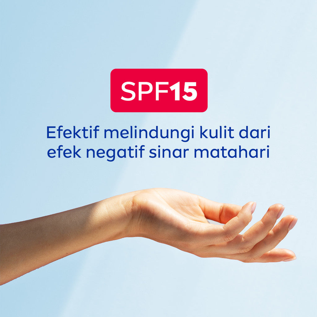 NIVEA Body Serum & Sun Lotion - 10 Super Vitamins & Skin Foods SPF15 + Daily Protection Sun SPF 33