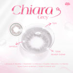 PINK RABBIT Softlens Super Comfy Chiara Grey - Normal, Minus 0.5 S/D 10.00 (1PCS/Sebelah) / Soflen / Soflens / Soflent / Softlen  / Soft Lens / Softlense / Softlens Abu / Softlens Murah / Lensa Mata / Lensa Kontak