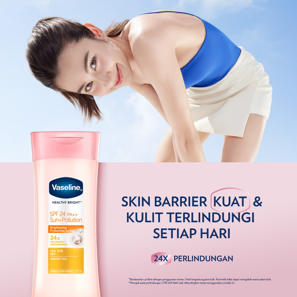 Vaseline Hand Body Lotion Healthy Bright 400 mL