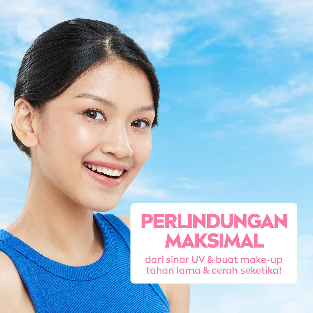 (PAKET HEMAT ISI 2) NIVEA SUN Sunscreen Face Serum Extra Protect Instant Aura SPF50+ PA+++ 30ml - Sunscreen wajah serum sunblock mencerahkan brightening tone up SPF UV lightweight tekstur ringan cepat meresap tidak lengket no whitecast - Licorice Extract