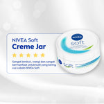(PAKET HEMAT ISI 3) NIVEA Cream Moisturizer Soft Creme Jar 50ml - Hand body krim cream mositurizer multifungsi jar putih body care kulit kering kasar badan wajah muka sikut tumit memperbaiki skin barrier pelembab kulit - Vitamin E, Jojoba Oil