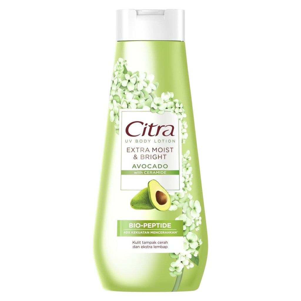 Citra UV Body Lotion Extra Moist & Bright Avocado 210ML Triplepack- Mencerahkan dan Melembapkan
