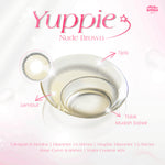 PINKRABBIT SOFTLENS YUPPIE NUDE BROWN - Normal, Minus 0.5 S/D 10.00 (1PCS/Sebelah)