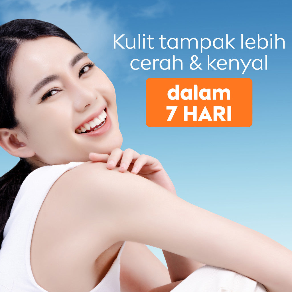 NIVEA Body Lotion Extra Bright C&E Vitamin Lotion 300ml - Handbody SPF serum UV Filter Thailand vitamin mencerahkan kulit kusam glowing brightening body care melembabkan kulit kering - 50x Vitamin C & E, Super Food, pelembap badan tone up kulit