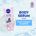 (PAKET HEMAT ISI 2) NIVEA Body Serum Extra Bright Hijab Cooling 180ml - Hand body serum lotion moisturizer mencerahkan kulit kusam badan glowing brightening tone up melembabkan kering halal - 95% Vitamin C, UVA UVB Filter, Peppermint menthol, 0% alkohol