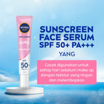 (PAKET HEMAT ISI 2) NIVEA SUN Sunscreen Face Serum Extra Protect Instant Aura SPF50+ PA+++ 30ml - Sunscreen wajah serum sunblock mencerahkan brightening tone up SPF UV lightweight tekstur ringan cepat meresap tidak lengket no whitecast - Licorice Extract