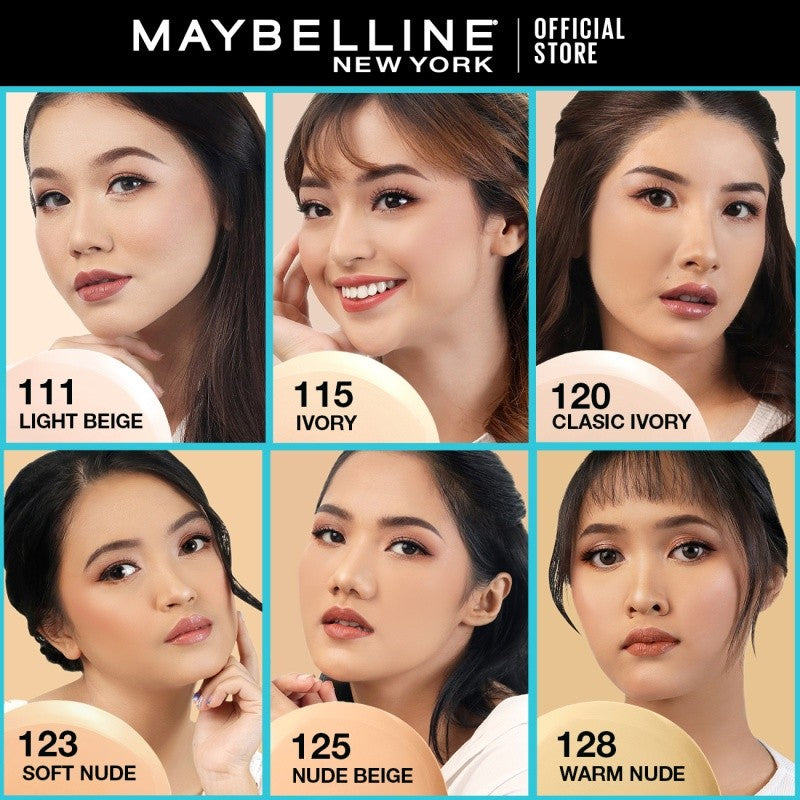 MAYBELLINE OFFICIAL Fit Me Matte + Poreless Liquid Foundation Make Up 30ml SPF 22 Makeup Ringan High Cover 16 Jam Oil Control Cushion Foundation Bedak Padat Cushion Foundation Bedak Padat Concealer BB Cream Foundation Waterproof Skin Tint Fondation