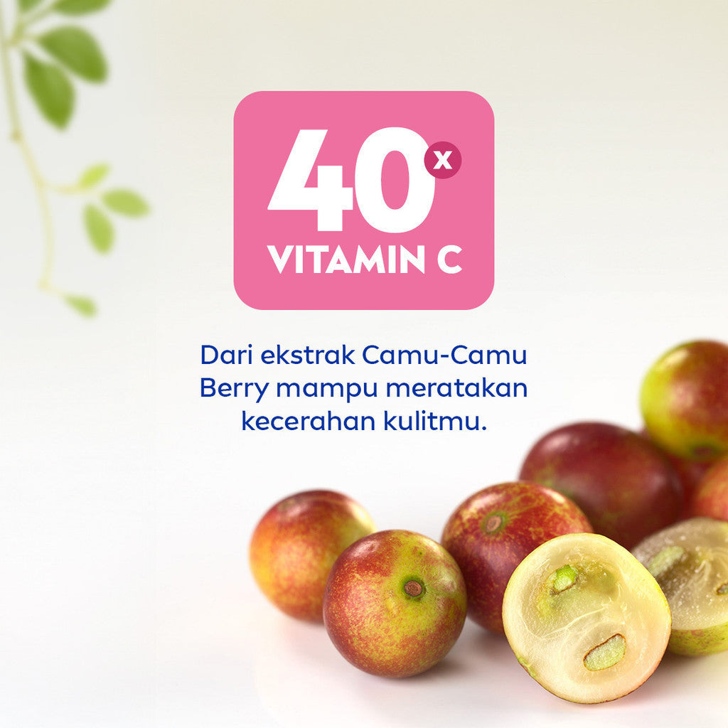 NIVEA Body Cream Extra Bright Radiant & Smooth UV Filter 100ml - Hand body krim lotion moisturizer mencerahkan kulit kusam halus lembut badan glowing brightening tone up serum melembabkan kulit kering - 40x Vitamin C, UVA UVB Filter, 8 Super food