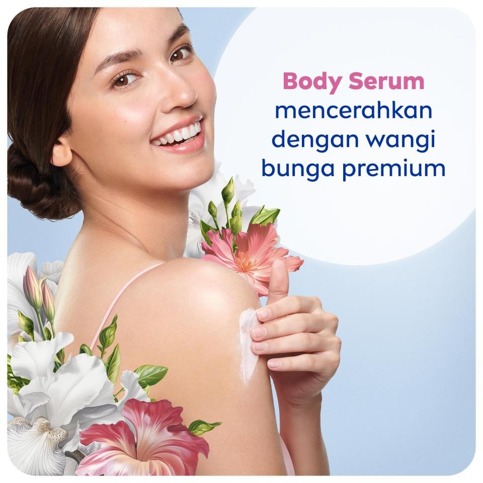 NIVEA Body Serum Extra Bright Premium Fragrance Miracle Sweet 180ml - Hand body serum lotion moisturizer wangi parfum mahal kalem tahan lama mencerahkan kulit kusam badan glowing brightening tone up melembabkan kering - 50x Vitamin C