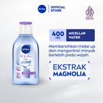 NIVEA Micellar Water MicellAir Oil & Acne Care 400ml - Pembersih make up aman untuk kulit berminyak jerawat sensitif oily acne prone skin penghapus riasan wajah double cleansing tanpa alkohol - Magnolia Bark Extract, 0% Alcohol