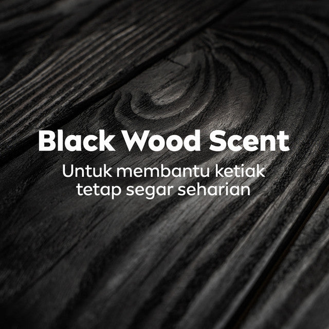 NIVEA MEN Deodorant Roll On Deep Darkwood 25ml - Deodoran pria melawan bakteri keringat bau badan dengan wangi parfum premium maskulin blackwood menjaga ketiak kering tahan lama seharian - Antiperspiran, Black charcoal