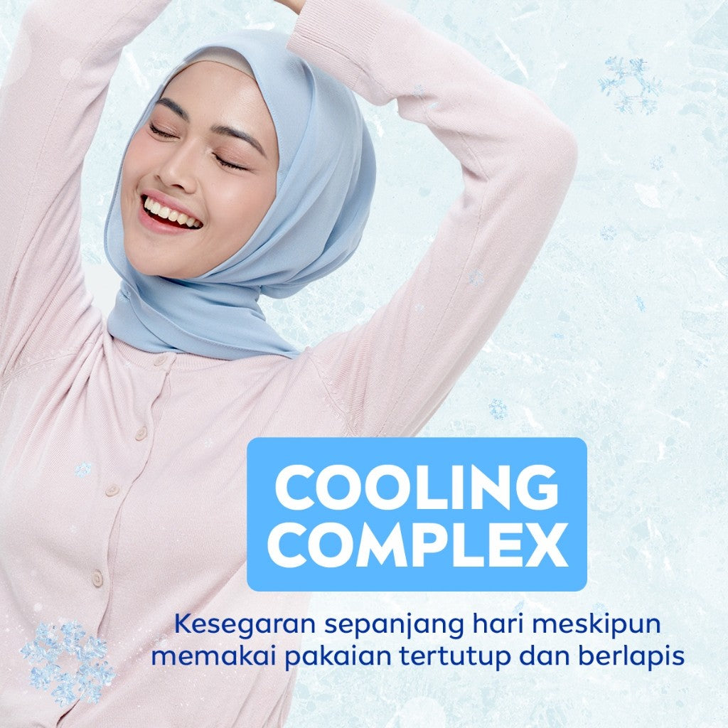 NIVEA Deodorant Roll On Brightening Hijab Cool 50ml - Deodoran wanita hijab halal mencerahkan brightening kulit ketiak tahan keringat bau badan sensasi dingin instant wangi segar tahan lama seharian - Antiperspiran, Ekstrak Mint, Halal