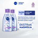 (PAKET HEMAT ISI 2) NIVEA Micellar Water MicellAir Oil & Acne Care 125ml - Pembersih make up aman untuk kulit berminyak jerawat sensitif oily acne prone skin penghapus riasan wajah double cleansing tanpa alkohol - Magnolia Bark Extract, 0% Alcohol