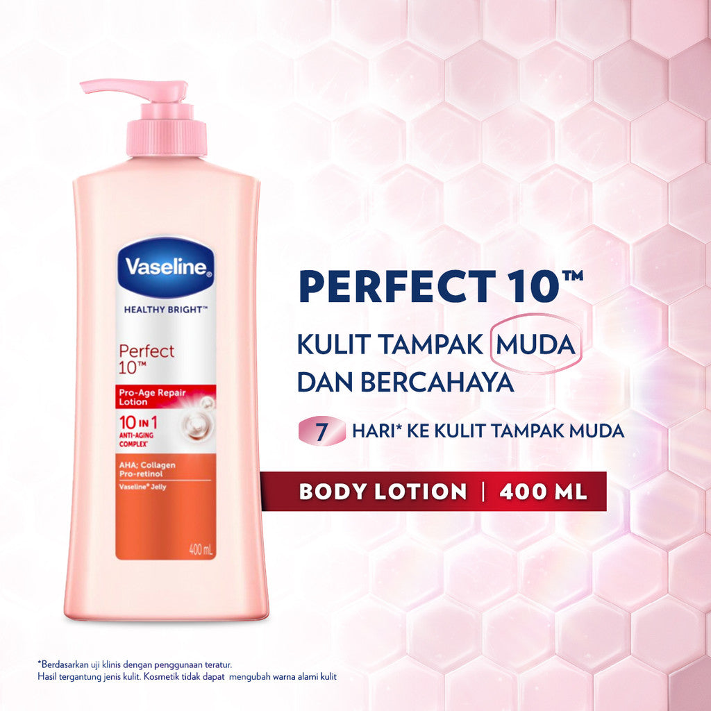 Vaseline Lotion Healthy Bright Perfect 10 400ml