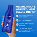 NIVEA Body Lotion Intensive Moisture 100ml - Hand body lotion mositurizer 48 jam body care kulit kering kasar bersisik pecah-pecah memperbaiki skin barrier pelembab melembutkan badan - Vitamin E, Grapeseed oil, Avocado oil, Hydra IQ