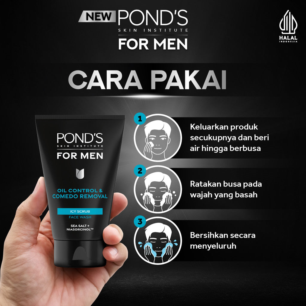 POND’S Skin Institute for Men Oil Control & Comedo Removal 100g