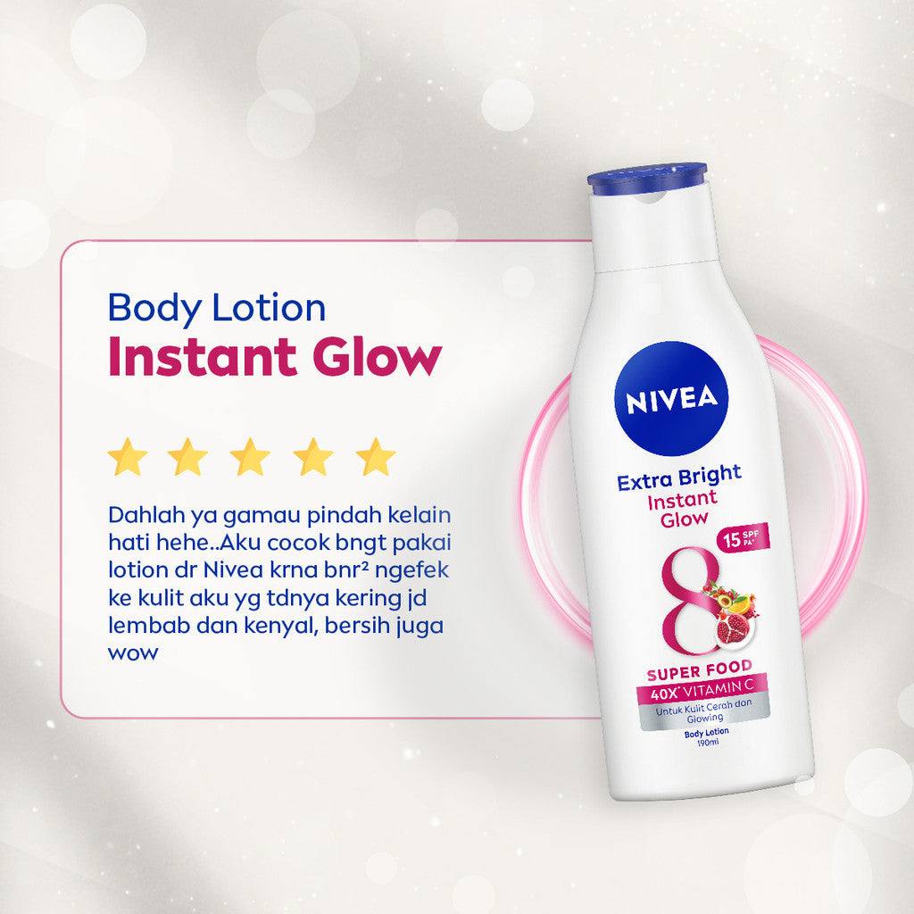 NIVEA Body Lotion Extra Bright x2 - Instant Glow + Repair Protect