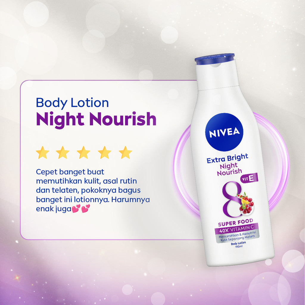 NIVEA Body Lotion Extra Bright x2 - Instant Glow + Repair Protect