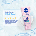 (PAKET HEMAT ISI 2) NIVEA Body Serum Extra Bright Hijab Cooling 180ml - Hand body serum lotion moisturizer mencerahkan kulit kusam badan glowing brightening tone up melembabkan kering halal - 95% Vitamin C, UVA UVB Filter, Peppermint menthol, 0% alkohol