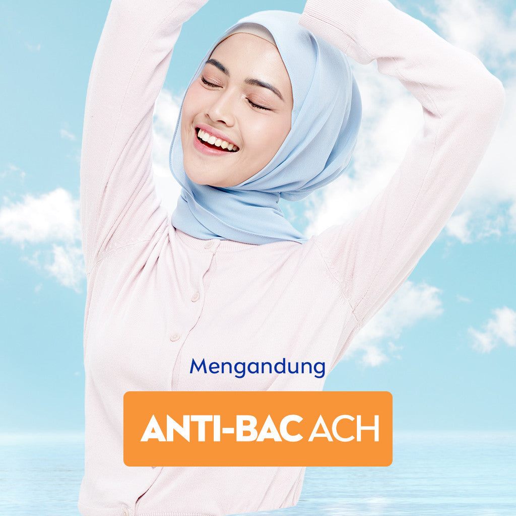 (PAKET HEMAT ISI 3) NIVEA Deodorant Roll On Brightening Anti Bacterial 50ml - Deodoran wanita hijab antiperspirant dan anti bakteri tahan bau keringat badan dengan wangi segar tahan lama seharian - Micro Vitamin C, 0% alkohol cocok untuk semua jenis kulit