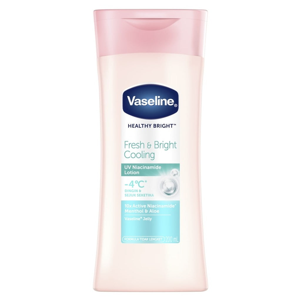 Vaseline Lotion Healthy Bright Fresh & Bright Cooling 200ml Twin Pack