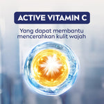NIVEA MEN Vitamin Scrub Extra Bright C&HYA 100ml - Sabun cuci muka pria scrub mencerahkan mengangkat sel kulit mati brightening kulit kusam facial wash pembersih wajah cerah membersihkan pori pori polusi debu kotoran - Vitamin C, Hyaluronic acid