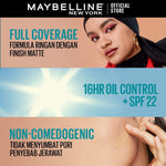 MAYBELLINE OFFICIAL Fit Me Matte + Poreless Liquid Foundation Make Up 30ml SPF 22 Makeup Ringan High Cover 16 Jam Oil Control Cushion Foundation Bedak Padat Cushion Foundation Bedak Padat Concealer BB Cream Foundation Waterproof Skin Tint Fondation