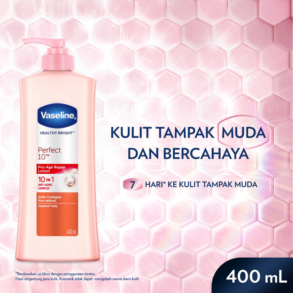 Vaseline Lotion Healthy Bright Perfect 10 400ml