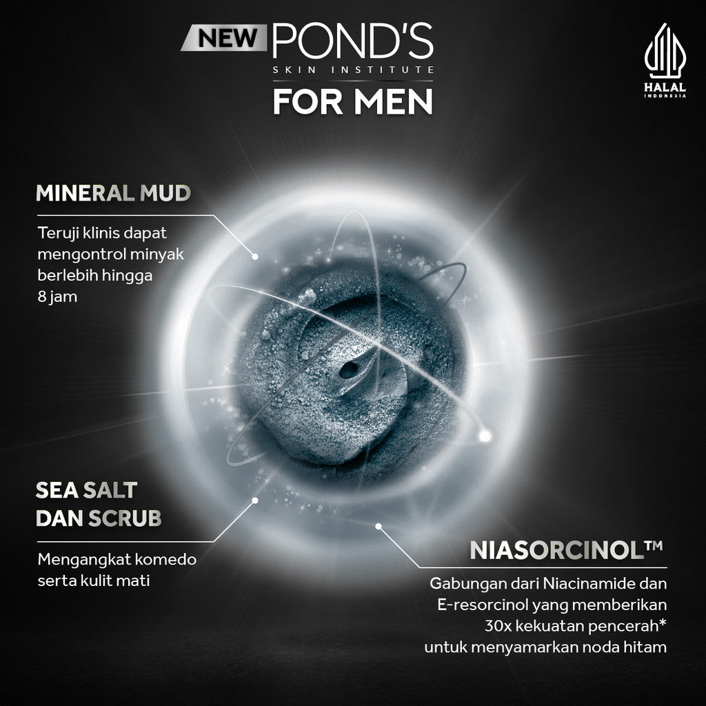 POND’S Skin Institute for Men Oil Control & Comedo Removal 50g