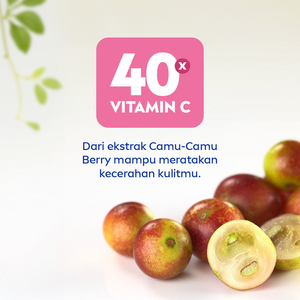 (PAKET HEMAT ISI 3) NIVEA Body Cream Extra Bright Radiant & Smooth UV Filter 100ml - Hand body krim lotion moisturizer mencerahkan kulit kusam halus lembut badan glowing brightening tone up lembap kulit kering - 40x Vitamin C, UVA UVB Filter, 8 Super food