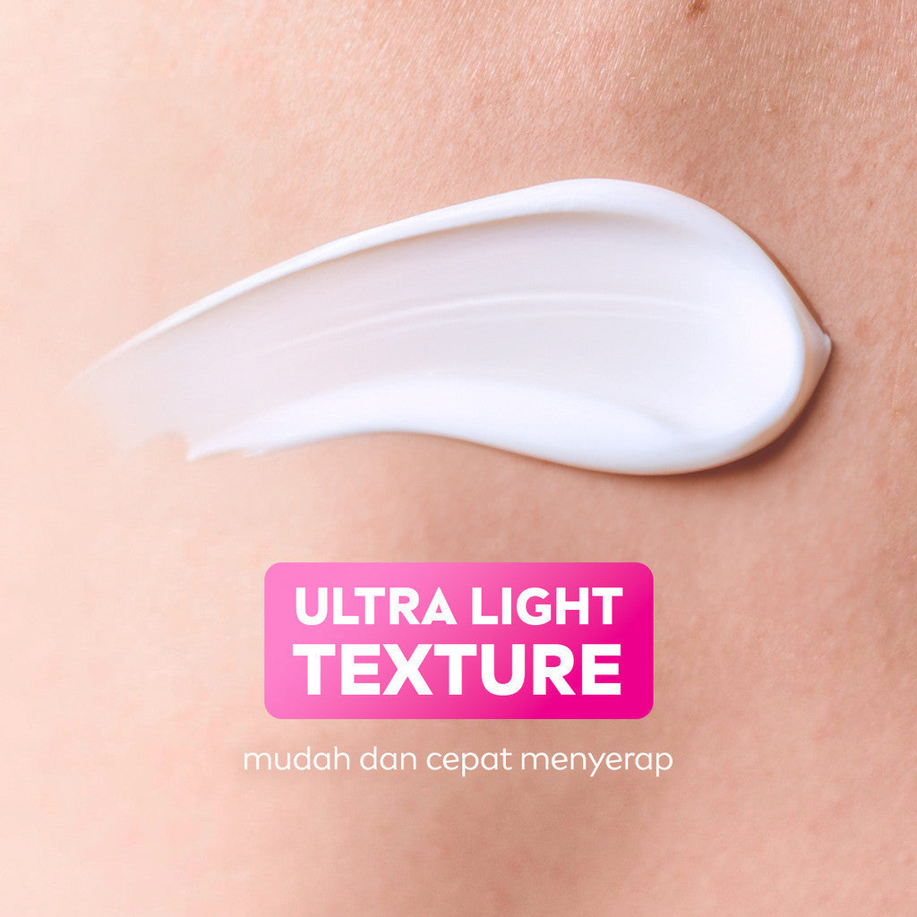 NIVEA SUN Sunscreen Body Serum Daily Glow Essence Serum SPF50+ PA+++ 180ml - Sunscreen badan serum sunblock mencerahkan SPF UV harian lightweight tekstur ringan cepat meresap tidak lengket no whitecast blue light polusi - 50x Vitamin C, Vitamin E