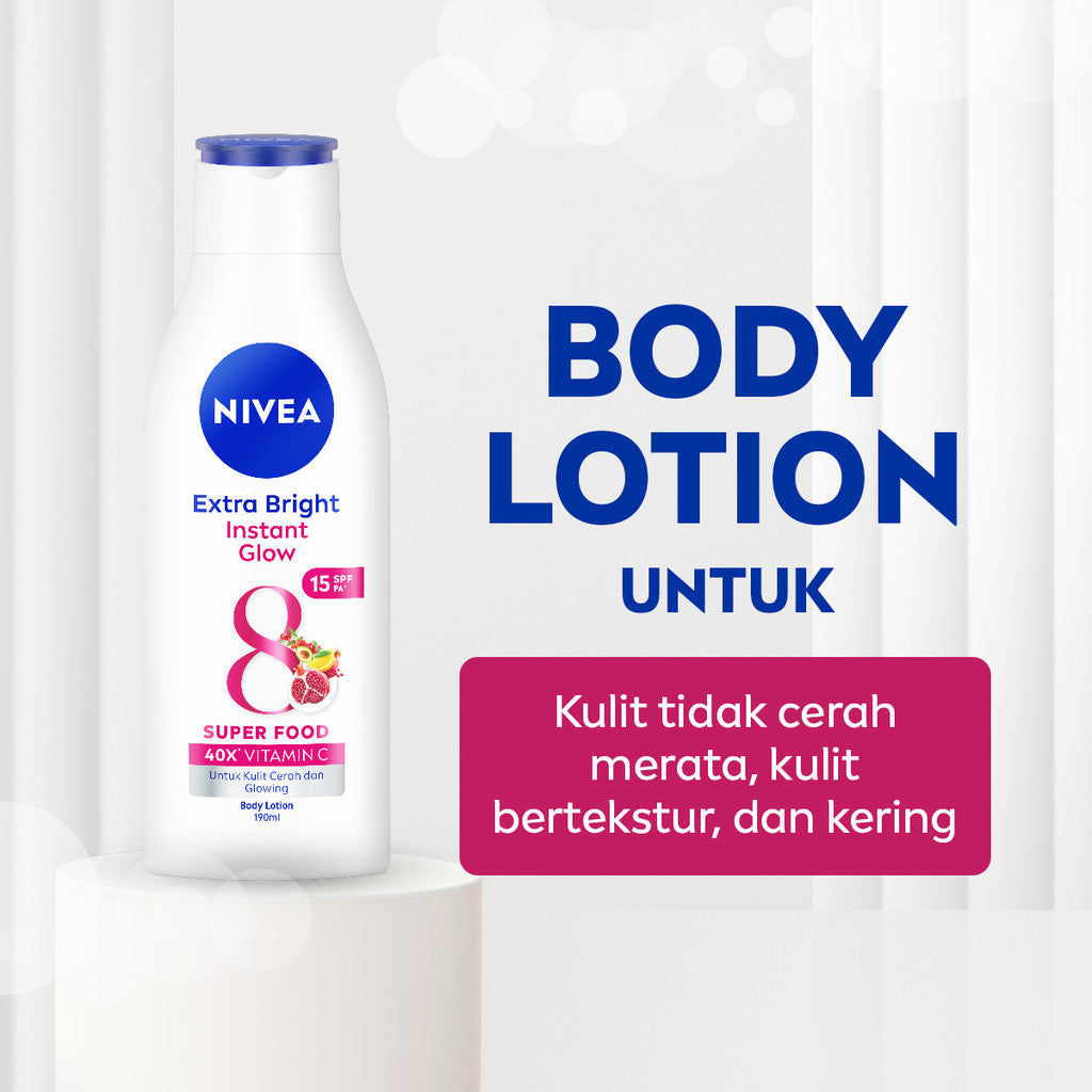 NIVEA Body Lotion Extra Bright x2 - Instant Glow + Repair Protect
