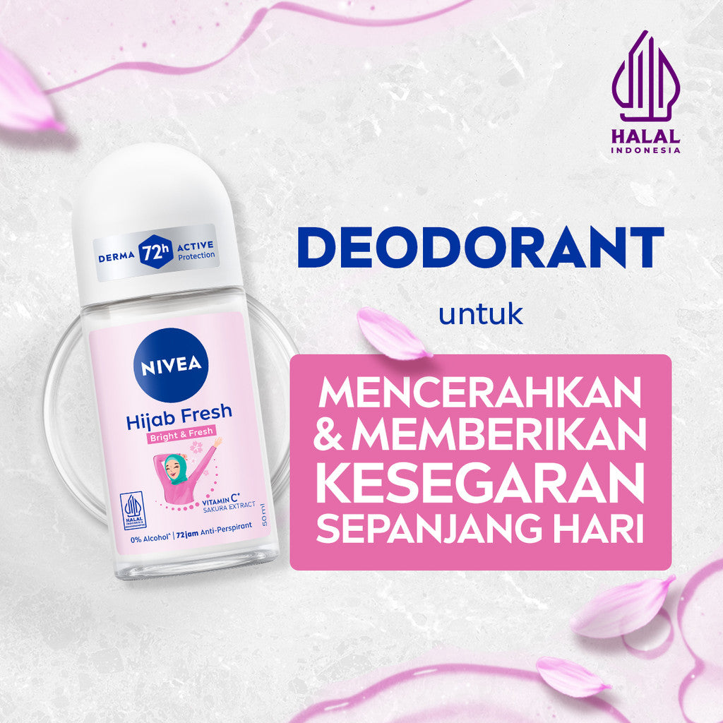 NIVEA Body Care Hijab Body Serum 180 ml + Hijab Deodorant Roll-On 50 ml