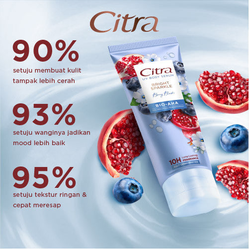 [Gratis Jepitan Bunga] Citra UV Body Serum Bright Spark 180ml