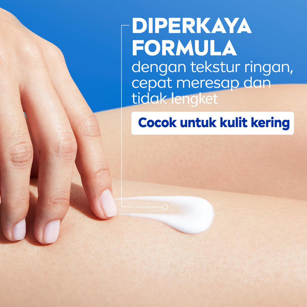 (PAKET HEMAT ISI 3) NIVEA Body Lotion Intensive Moisture 380ml - Hand body lotion mositurizer 48 jam body care kulit kering kasar bersisik pecah-pecah memperbaiki skin barrier pelembab melembutkan badan - Vitamin E, Grapeseed oil, Avocado oil, Hydra IQ