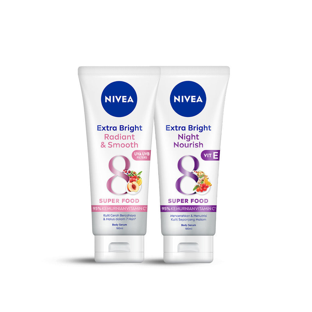 NIVEA Body Serum Extra Bright Day & Night - Radiant Smooth + Night Nourish
