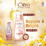 Citra UV Body Lotion & Face Moisturizer Glow Package | Ekstrak Sakura untuk Melembutkan