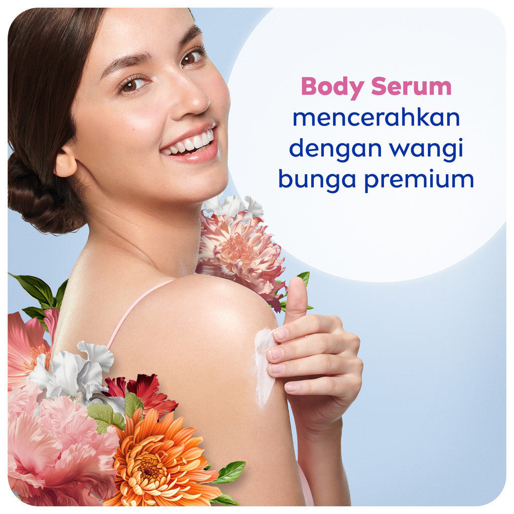 (PAKET HEMAT ISI 2) NIVEA Body Serum Extra Bright Premium Fragrance Velvet Romance 180ml - Hand body serum lotion moisturizer wangi parfum mahal kalem tahan lama mencerahkan kulit kusam badan glowing brightening tone up melembabkan kering - 50x Vitamin C