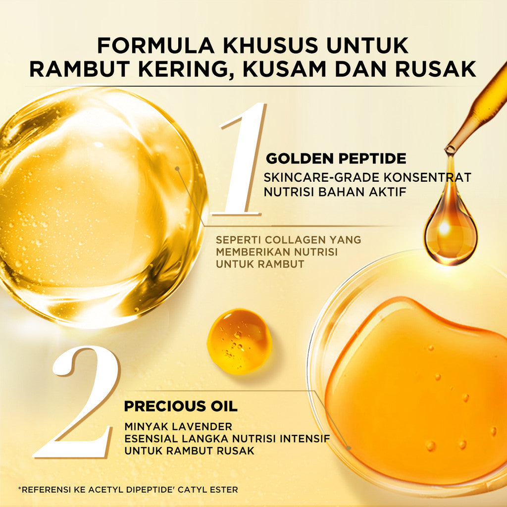 [BARU] L'Oreal Paris Elseve Extraordinary Oil Mask 250mL | Refill Mask 250mL | Nutrisi Rambut Kering, Kusam, dan Rusak | Untuk Rambut Frizzy - Kusut