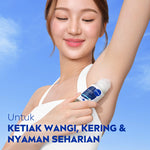 (PAKET HEMAT ISI 3) NIVEA Deodorant Roll On Derma Control Defend 50ml - Deodoran wanita skin barrier kulit ketiak sensitif perlindungan anti keringat berlebih bau badan penggunaan harian - Hyaluron, Vitamin B5, Antiperspiran, 0% Alkohol, Halal