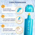 Biore UV Sunscreen Aqua Protect Mist 60ml + Biore UV Sunscreen Aqua Protect Lotion 70ml