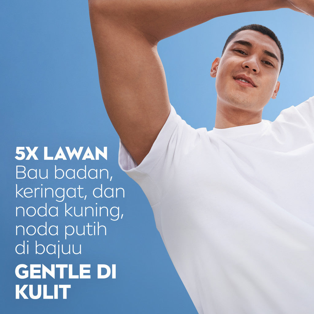 (PAKET HEMAT ISI 3) NIVEA MEN Deodorant Roll On Black & White Invisible Original 50ml - Deodoran pria melawan bakteri keringat bau badan teknologi anti noda kuning putih dan residu wangi segar 72 jam - Antiperspiran, tidak mengandung ethyl alkohol