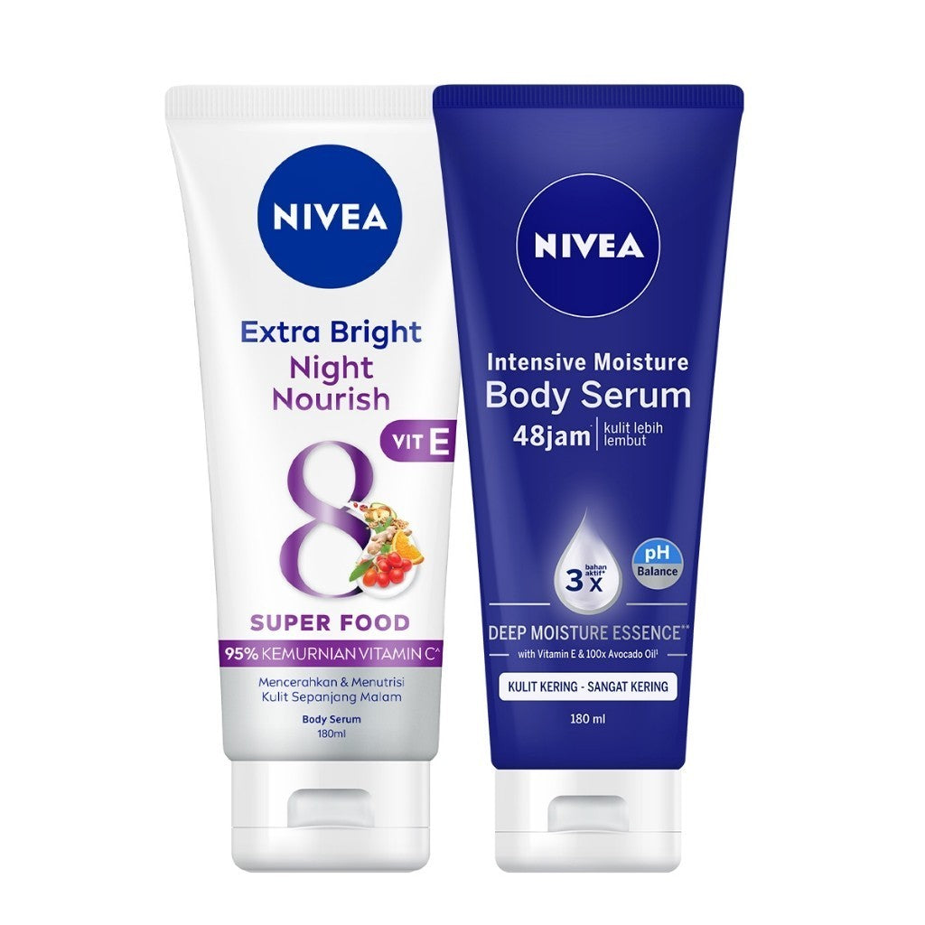 NIVEA Body Serum Extra White Day & Night - Intensive Moisture + Night Nourish