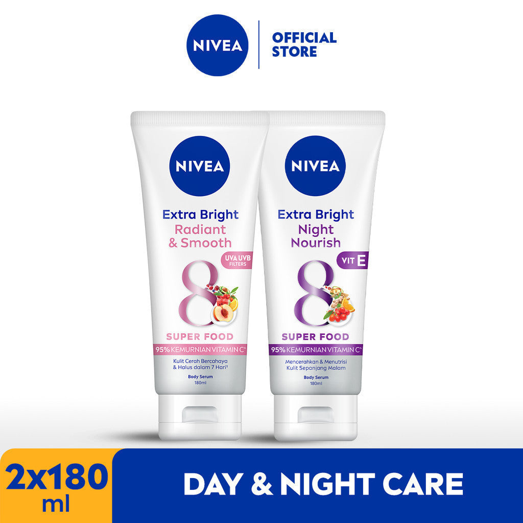 NIVEA Body Serum Extra Bright Day & Night - Radiant Smooth + Night Nourish