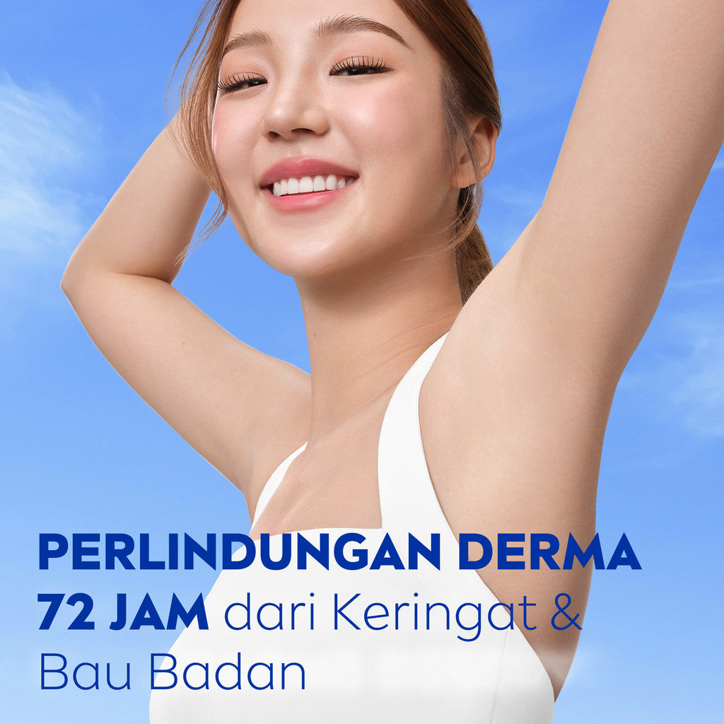 (PAKET HEMAT ISI 3) NIVEA Deodorant Roll On Derma Control Defend 50ml - Deodoran wanita skin barrier kulit ketiak sensitif perlindungan anti keringat berlebih bau badan penggunaan harian - Hyaluron, Vitamin B5, Antiperspiran, 0% Alkohol, Halal