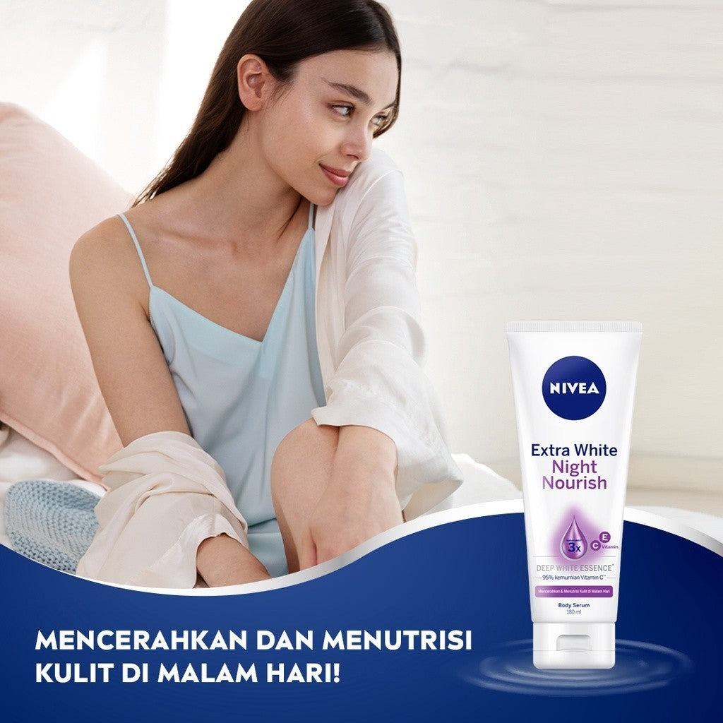 NIVEA Body Serum Extra White Day & Night - Intensive Moisture + Night Nourish